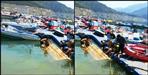 boats drown in water as storm hits Tehri lake