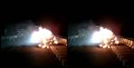 Car fire in Kotdwar