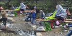 Villagers of bhimtal walk 9 km to hospital for sick woman