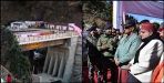 cm inaugurates joshimath-malari and punar bridge