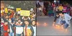 protest of people in Haridwar