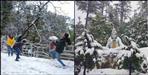 Latest video of snowfall in Mussoorie