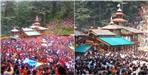 Crowd of Thousands of Devotees Gathered in Ranwai Ghati