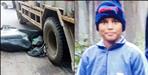 Truck hit Scooty in Khatima