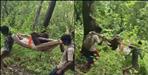 80-Year-Old Man Carried 8 KM Due to No Road