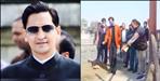 Haridwar kumbh work check by ias Deepak rawat