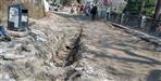 Slow speed of beautification work in Mussoorie Mall Road