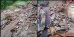 Destruction after a cloudburst in Chakrata video