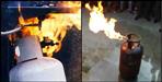 Leaked lpg gas cylinder catches fire three injured in kashipur uttarakhand
