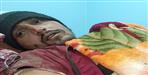 Bear attack bike rider in sitarganj