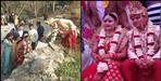Bride and groom done plantation before marriage dehradun