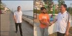 CM Pushkar Singh Dhami at Sabarmati River Front
