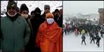 Yogi Adityanath in Chamoli