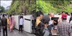 Bolero Overturns on Tanakpur Pithoragarh Highway