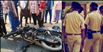 bike collided with wall in dehradun manduwala