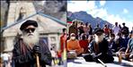 Sadhguru in Kedarnath guptakashi