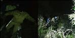 Car fallen in ditch in nainital