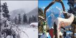 Uttarakhand Weather Report Snowfall in Munsiyari