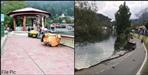 Cracks occurred near band stand in Nainital