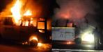 Bus started burning late night in Dehradun