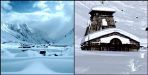 Snowfall in kedarnath, temperature reached minus -13