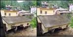 Two storey house Collapse in river Kirtinagar tehri garhwal