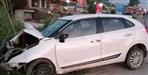 car hit mother and son in dehradun