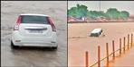 Car submerged in Ganga river in Haridwar