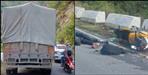 Truck hit bike in tehri garhwal