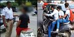police action in dehradun schools minor students scooty drive