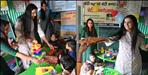 Tehri DM Mayur Dixit wife celebrates birthday in Anganwadi