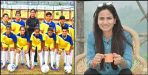 Nidhi binjola give football training to girls