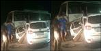Tourists car hit bus in Corbett National Park