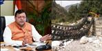 CM Dhami takes action on 4 engineers in tharali bridge break