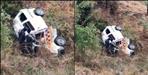 Ambulance fell into a ditch in Almora