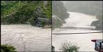 bridge destroyed after heavy rain in rudraprayag