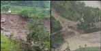 Destruction after heavy rains in pithoragarh