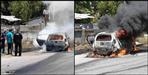 Rishikesh car catch fire