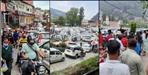 Crowd of tourists in Nainital Mussoorie