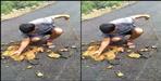 Bad quality road in Tehri Garhwal