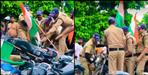 Uttarakhand police video viral indian national flag