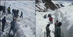 Heavy Snow removal work continues on Kedarnath paidal marg