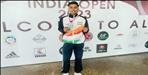 Lohaghat Sunil won Silver Medal in International Karate Championship