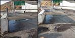 Crack on approach Road of Dobra Chanthi Bridge