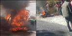 Scooty caught fire in Tehri Garhwal