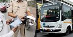 25000 rupees challan of Uttarakhand roadways bus driver in Chandigarh