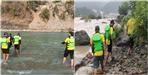 Father son drowned in river Ganga in Rishikesh