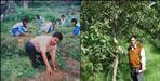 Almora Teacher Mohan Chandra Kandpal Tree Plantation