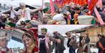 Amazing wedding barat take out amid in snowfall in uttarkashi