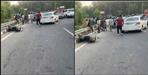 High speed car hit 3 people in Dehradun Doiwala